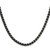 30 inch Stainless Steel Antiqued and Polished 3.9mm Rounded Box Chain Necklace