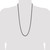 30 inch Stainless Steel Antiqued and Polished 3.9mm Rounded Box Chain Necklace