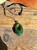 32mm Natural Untreated Nephrite Jade Cutout Oval Pendant