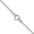 36" Sterling Silver 1.5mm Diamond-cut Cable Chain Necklace
