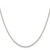 42" Sterling Silver 1.6mm Round Spiga Chain Necklace