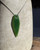 Natural Untreated 55mm Nephrite Jade Pointed Drop Pendant