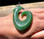 Image of 59mm Genuine Natural Nephrite Jade Fish Hook Pendant Image of 59mm Genuine Natural Nephrite Jade Fish Hook Pendant