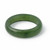 Natural Untreated 5mm Solid Nephrite Jade Narrow Band Ring