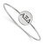 7" Sterling Silver Alpha Xi Delta Enamel Slip-on Bangle by LogoArt SS025