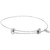 Image of 7" Sterling Silver Balanced Bangle Charm Bracelet by Rembrandt