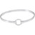 Image of 7" Sterling Silver Centered Bangle Charm Bracelet by Rembrandt