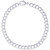 Image of 7" Sterling Silver Charm Bracelet w/ Engravable Heart Charm by Rembrandt