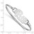 Image of 8" Sterling Silver University of Pittsburgh Bangle by LogoArt