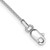 Image of 9" 10K White Gold .90mm Box Chain Anklet