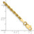 Image of 9" 14K Yellow Gold 2.25mm Shiny-Cut Rope with Lobster Clasp Chain Anklet