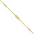 Image of 9"+1" 10K Yellow & White Gold Polished Infinity Symbol Anklet
