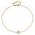9"+1" 14K Yellow Gold Polished Captains Wheel Anklet