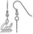 Image of 925 Silver University of California Berkeley X-Small Dangle Earrings by LogoArt