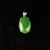 Image of AA+ Siberian Oval Genuine Natural Nephrite Jade 14K Yellow Gold Pendant