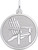 Adirondack Chair Medallion Charm (Choose Metal) by Rembrandt