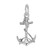 Image of Anchor with Rope Charm (Choose Metal) by Rembrandt