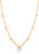 Image of Ania Haie Gold-Plated Sterling Silver Mother Of Pearl Drop Disc Necklace