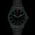 Image of ArmourLite Field Series Tritium Mens Watch AL101 - Swiss Made - 42mm - Black Dial White Numbers - Shatterproof Armourglass - Steel Band
