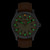 Image of ArmourLite Field Series Tritium Mens Watch AL122 - Swiss Made - 42mm - Beige Dial - Shatterproof Armourglass - Brown Genuine Leather Band