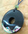 Image of Australian Black Genuine Natural Nephrite Jade Donut Pendant