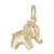 Image of Baby Elephant Charm (Choose Metal) by Rembrandt