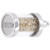 Image of Bahamas Sand Capsule Charm (Choose Metal) by Rembrandt