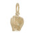 Baseball Glove w/ Simulated Pearl Accent Charm (Choose Metal) by Rembrandt