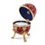 Image of Bejeweled Imperial Red Musical Jewelry Egg
