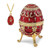 Image of Bejeweled Imperial Red Musical Jewelry Egg