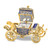 Bejeweled ROYAL BLUE Carriage w/Ring Pad Trinket Box (Gifts)