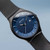 Image of Bering Time - Classic - Mens Black & Blue Mesh Solar Watch 14440-227