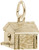 Image of Birdhouse Charm (Choose Metal) by Rembrandt