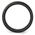 Image of Black Ceramic Flat 6mm Brushed Band Ring