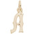 Blackletter Initial Charm (Choose Letter & Metal) by Rembrandt