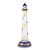 Blue Lighthouse Glass Figurine