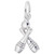 Image of Bowling Pins Charm (Choose Metal) by Rembrandt