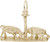 Image of Bull & Bear Charm (Choose Metal) by Rembrandt