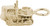 Image of Bulldozer Charm (Choose Metal) by Rembrandt