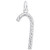 Image of Candy Cane Charm (Choose Metal) by Rembrandt