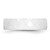 Image of Ceramic White 6mm Faceted Polished Band Ring