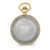 Image of Charles Hubert 2-tone Crown & Shield Skeleton Dial Pocket Watch