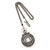 Charles Hubert Antiqued Chrome Finish Skeleton Pocket Watch XWA3347