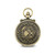 Charles Hubert Antiqued Gold-Finish Lion Crest Pocket Watch