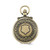 Image of Charles Hubert Antiqued Gold-Finish Skeleton Pocket Watch XWA3348