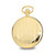 Charles Hubert Gold-Finish White Skeleton Dial 53mm Pocket Watch