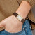Image of Charles Hubert IP-plated Silver Rectangle Dial Quartz Watch