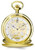 Image of Charles Hubert IP-plated Stainless Double Cover Satin Pocket Watch