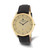 Image of Charles Hubert IP-plated Stainless Steel Gold-Tone Dial Watch