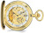 Image of Charles Hubert IP-plated Stainless Steel Skeleton Dial Pocket Watch XWA4333
